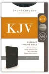 KJV Compact Thinline Bible, Leathersoft Black
